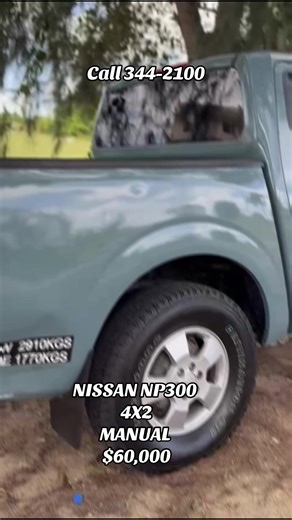 🛻 NISSAN NP300 4×2 • MANUAL 🛻 💰 SALE PRICE: $60,000 💰 ✅ LOCAL VEHICLE ✅ MANUAL TRANSMISSION ✅ 4×2 DRIVE ✅ STRONG & RELIABLE PICKUP ✅ VERY GOOD WORKING CONDITION ✅ WELL MAINTAINED ✅ READY FOR TRANSFER 💪 PERFECT FOR WORK, BUSINESS, OR DAILY USE 🚘 DRIVES SMOOTH, SOLID ENGINE & GEARBOX 🧼 CLEAN AND PRESENTABLE 📲 SERIOUS INQUIRIES ONLY 📍 CONTACT US TODAY 🔥 VALUE FOR MONEY — WON’T LAST 🔥