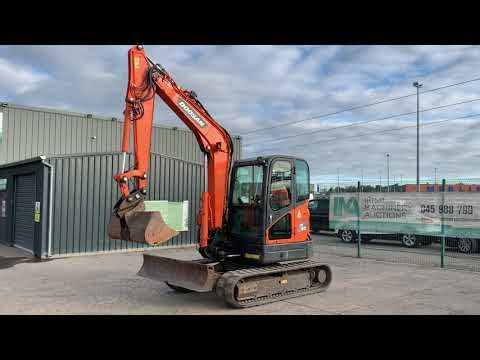 2018 Doosan DX63-3 Zero Tail Excavator c/w Bucket