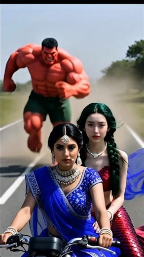 Dulhan aur Jalpari / दुल्हन ने जलपरी को बचाया 💙 #dialough #bride #banku #shorts #aistoryadventure