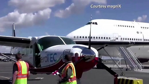 33K views · 499 reactions | The world's largest all-electric aircraft made its first successful flight, landing safely in Moses Lake, Washington, about 180 miles southeast of Seattle. | Reuters | Facebook