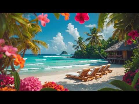 Paradise Tropical Jazz 🌊 Relaxing Bossa Nova & Smooth Jazz Music for Beach Cafe, Work, Study & Chill