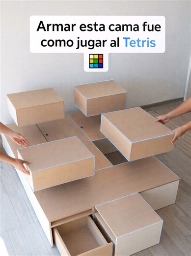 Cama Modular: Armarla Es Como Jugar al Tetris