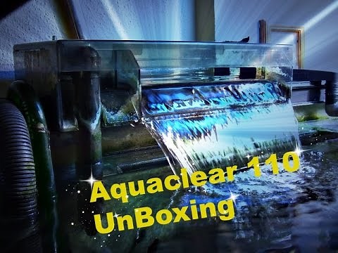 AquaClear 110 Unboxing Review - HOB Aquarium Filter - Fluval Review