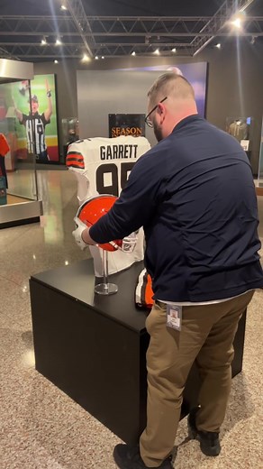Myles Garrett's Historic 23-Sack Uniform Unveiled