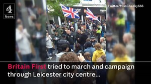 278K views · 2.9K reactions | Britain First turned out in one of the UK's most diverse cities and were escorted away with a heavy police presence. | Channel 4 News | Facebook
