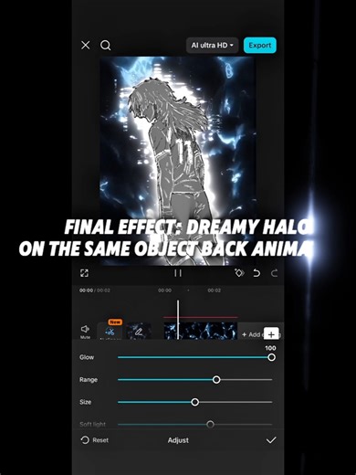 Aura Tutorial #capcut #capcututorial #anime #bluelock #kaiser #mangaedit #wgitachi #aura #tutorials