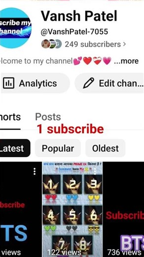 Like and subscribe