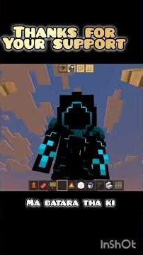 thanks you for your support #comment #minecraft #like
