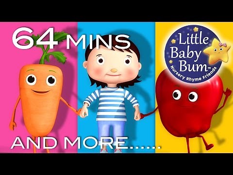 Eat Your Vegetables Song | Plus Lots More Nursery Rhymes | 64 Mins Compilation from LittleBabyBum!