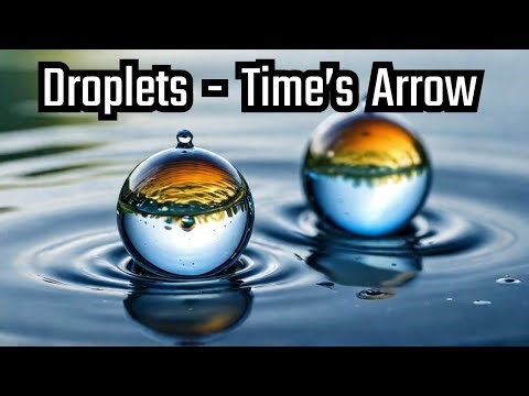 Can We Reverse Time? Lessons from Droplet Experiments