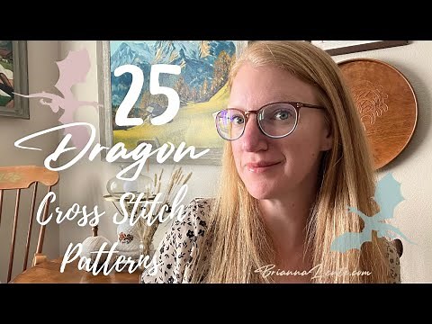 25 Dragon Cross Stitch Patterns