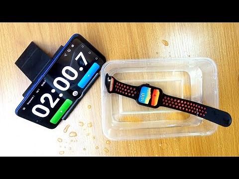 W26 Plus Smart Watch Waterproof Test - IP68 Watch Tested in Water