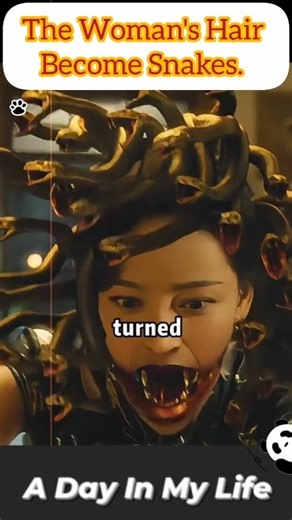 The woman's hair becomes snakes. #highlighteveryone #movieclips | Ａday In My Life