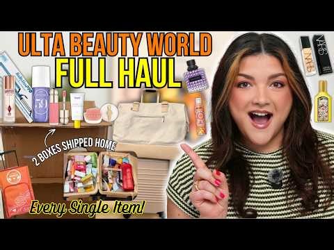 ULTA BEAUTY WORLD 2026 FULL HAUL 😍 $2,000+ FREE BEAUTY PRODUCTS (& FULL SIZE!!)