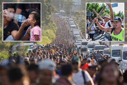 Caravan of 3,000 migrants rushes for US border on Election Day: ‘One last f–k you to America’