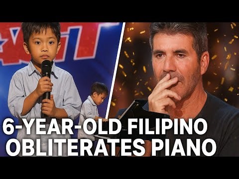 6-Year-Old Filipino Foster Kid OBLITERATES Piano | Simon Cowell Emotional Reaction | AGT 2025