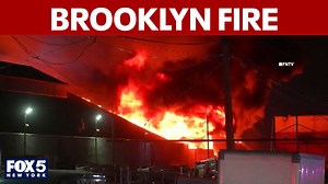 2 firefighters injured in Brooklyn commercial building fire