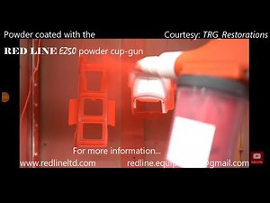 Powder Coating with Red Line EZ50 - the latest Powder Cup Gun