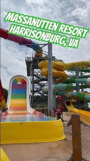 New Water Slides At Massanutten Resort