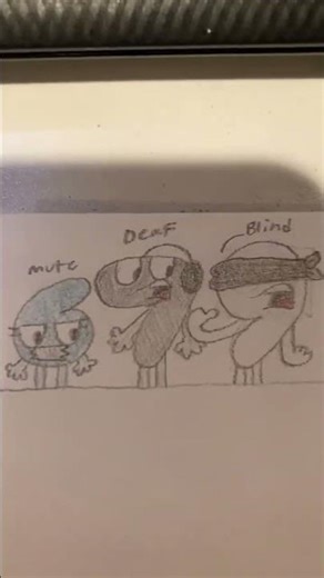 The blind deaf and mute challenge Bfb/tpot tiktok
