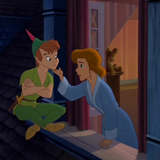 When Peter and Wendy met again after many years 😍 #disney #peterpan #wendy #disneyedit #peterpanedit #disneypeterpan
