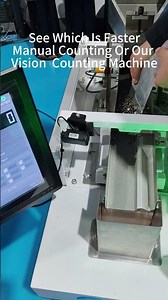 See Which Is Faster, Manual Counting Or Our Vision Counting Machine #visioncountingmachine