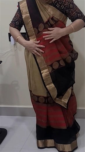 Seedha Pallu Draping#saree draping#Pallu Hack#saree#shorts