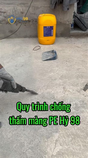 Quy trình chống thấm màng PE xúc tích