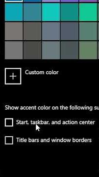 How to Change Taskbar Color on Windows #Shorts