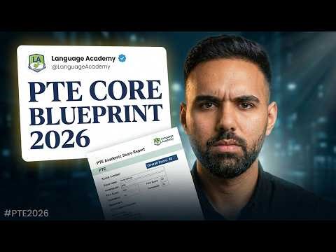 PTE Core 2026 Masterclass: Only Video You Need - CLB 10 Tips & Templates for Every Module
