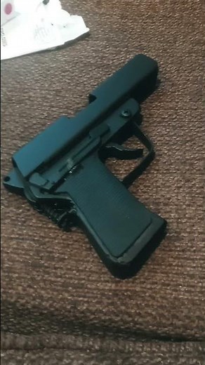 Homemade 22lr semiauto double and single action pistol made in 12 hours by hand!