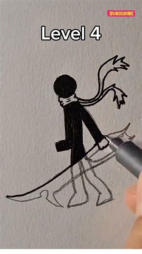 drawing stickman poses in different levels #drawing #sketch #tutorial#drawings #desenho #draw