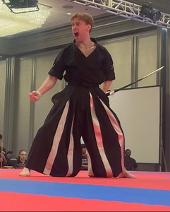 119K views · 1.7K reactions | Amazing Sword Martial Arts Karate Skills | Men’s Black Belt Creative Sword Form Performance #karate #naska #samurai #battleofAtl #blackbelt #DawsonHolt | Point Fighter Live | Facebook