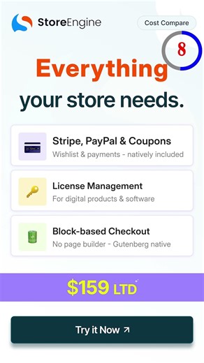 Build Your Perfect Online Store with StoreEngine – One Plugin Only