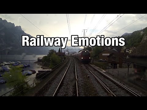 🚆 Intercity into the Alps (Cab Ride Switzerland | Zurich - Chur)