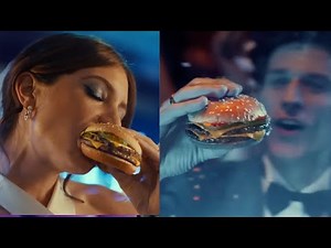 Burger King Commercial 2025 Double Cheeseburgers Love At First Bite Ad Review