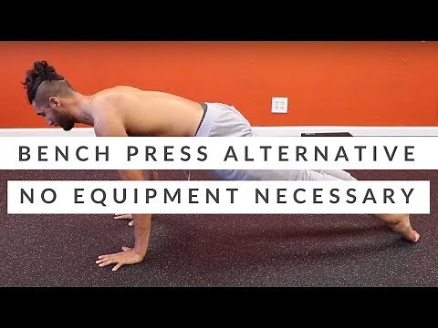 Bodyweight alternative to the bench press - Advanced home exercise for your chest!