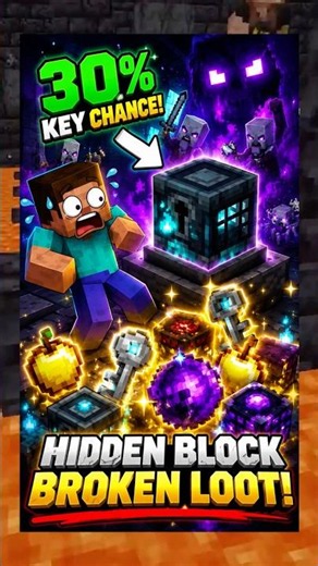 📦Ominous Vault: 30% key drop rate🗝️#minecraft