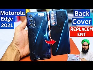 Motorola Edge 2021 Back Cover Replacement How To Open The Back Of A Motorola Phone disassembly