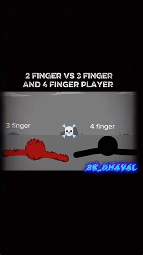 Noob to Pro? 2 vs 3 vs 4 Finger Fight 😱 Who Wins?#ytshorts #shorts #epicbattle #clutchmoment #gaming