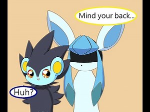 Luxray got hit by Glaceon Eeveelution Squad Chapter 13A Page 3