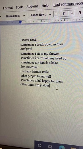 Emotional Poetry: My Hands Poem