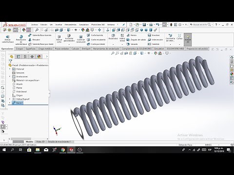 Como hacer un resorte en solidworks