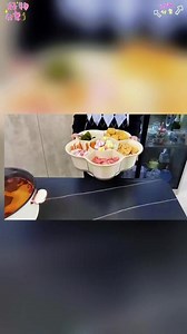 可旋转分格菜盘，厨房备菜好帮手！#火锅菜盘 #蔬菜拼盘 #火锅配菜盘 #厨房神器 #蔬菜收纳盘