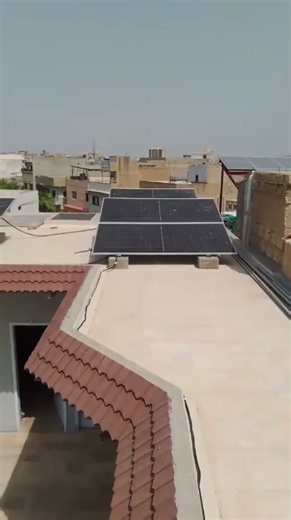 4KW Solar System with Surface Mount Structure #inverter #stringinverter #hybridinverter