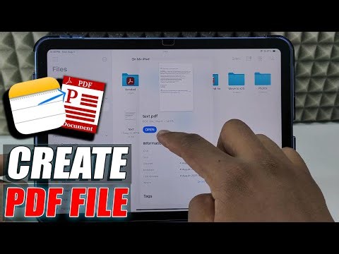 how to make pdf from note/notes app on ipad?