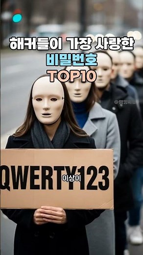 당신의 모든 것을 훔쳐보는 비밀번호, 2025년 최악의 비밀번호 TOP10