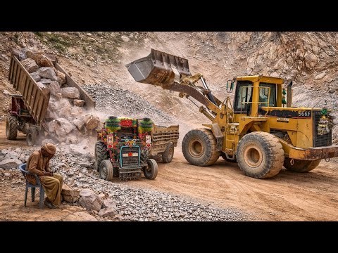 Wonderfull Process How Mountains Turn Into Gravel | Crushing Plant Process