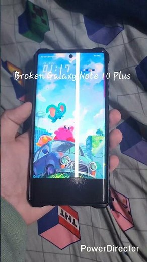 broken Samsung galaxy note 10 plus
