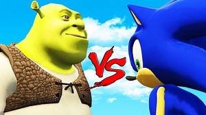 SONIC THE HEDGEHOG VS SHREK - GREAT BATTLE - video Dailymotion